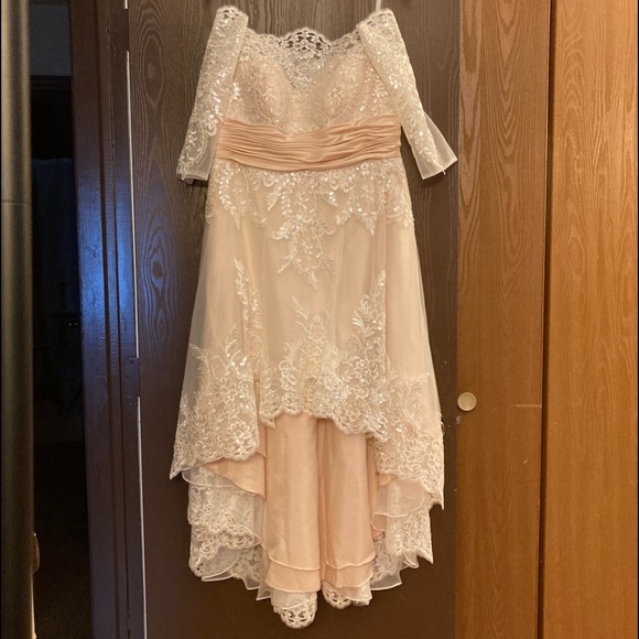 Beautiful special occasion or wedding  style dress. NWT by JJ’s House - Picture 3 of 7